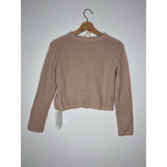 Commense Knit Tie Front Bow Sweater XS NWT - Picture 5 of 5